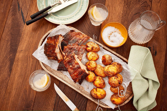 Rezept des Tages - Spare Ribs mit Kartoffelspießen vom Grill