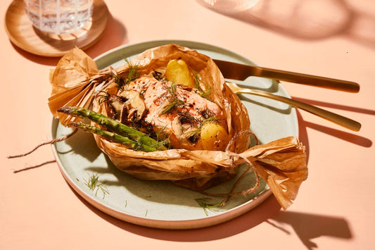 Spargel-Lachs Päckchen