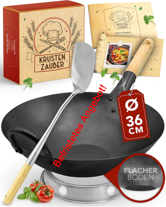 Von der Küche zum Genuss: Die KRUSTENZAUBER 36 cm Wokpfanne Induktion macht's möglich!
