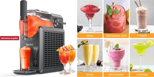 So zauberst Du mit der INOVIVA Slush Maschine erfrischende Drinks in Minuten