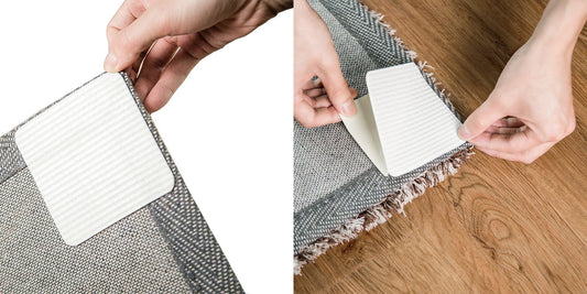 Habe ich gerade bei Amazon entdeckt: Teppich-Greifer, rutschfest, waschbar, Vacuum Tech – Neue Materialien für Anti-Curling Teppich-Pad