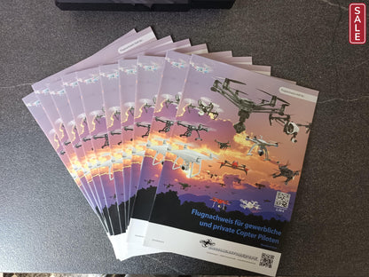 DS24 Flugnachweisheft Flugbuch für Profi & private Copterpiloten