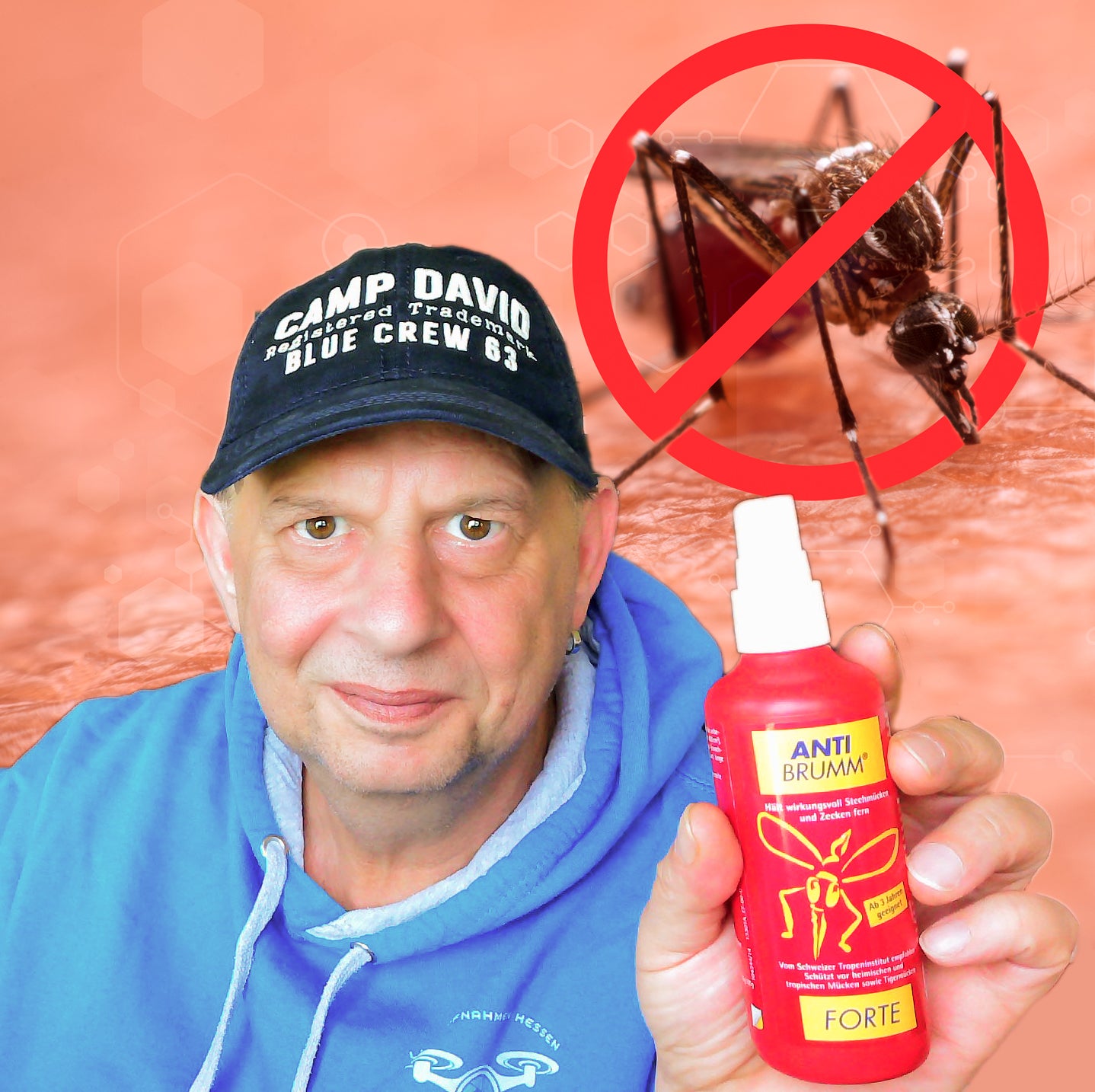 Anti Brumm Forte Pumpspray, 75 ml: Insekten-Repellent für effektiven Schutz gegen Mücken und Zecken, Mückenspray mit DEET